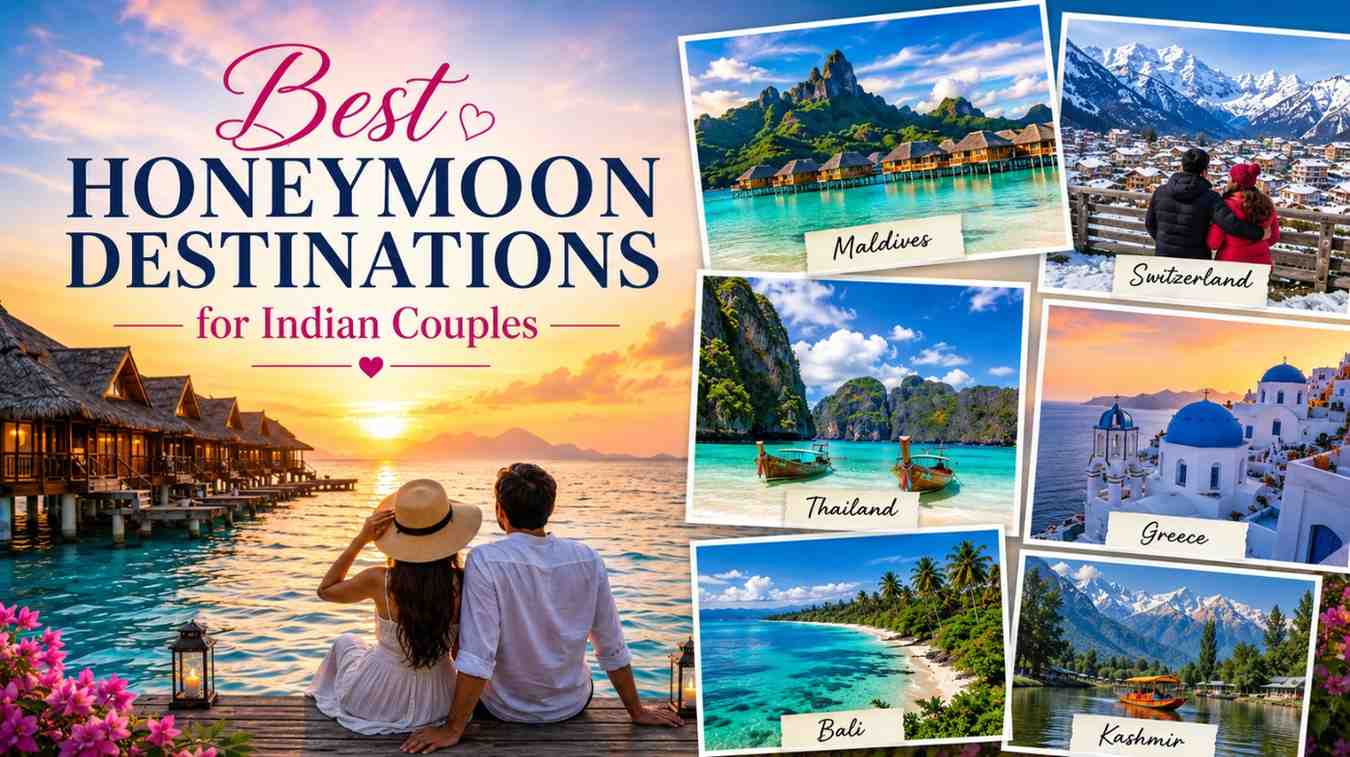 Best Honeymoon Destinations for Indian Couples